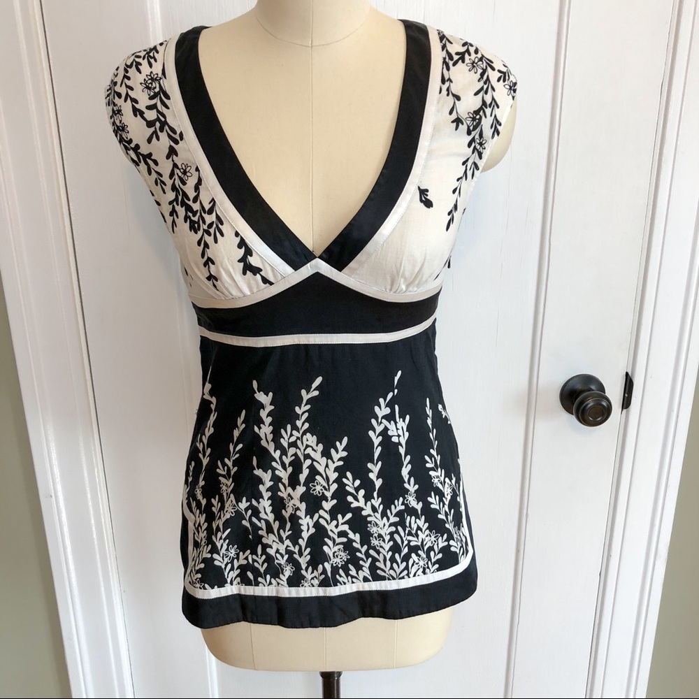 Bebe Fitted Tie Top